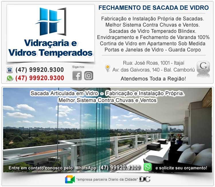 Pele de vidro em Porto Belo